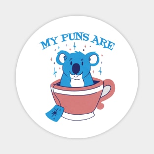 Koala animal in tea cup Magnet